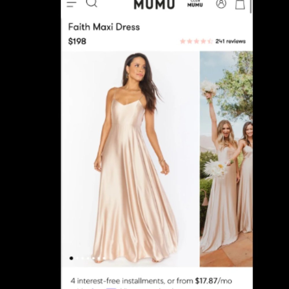 Show me your mumu faith maxi dress